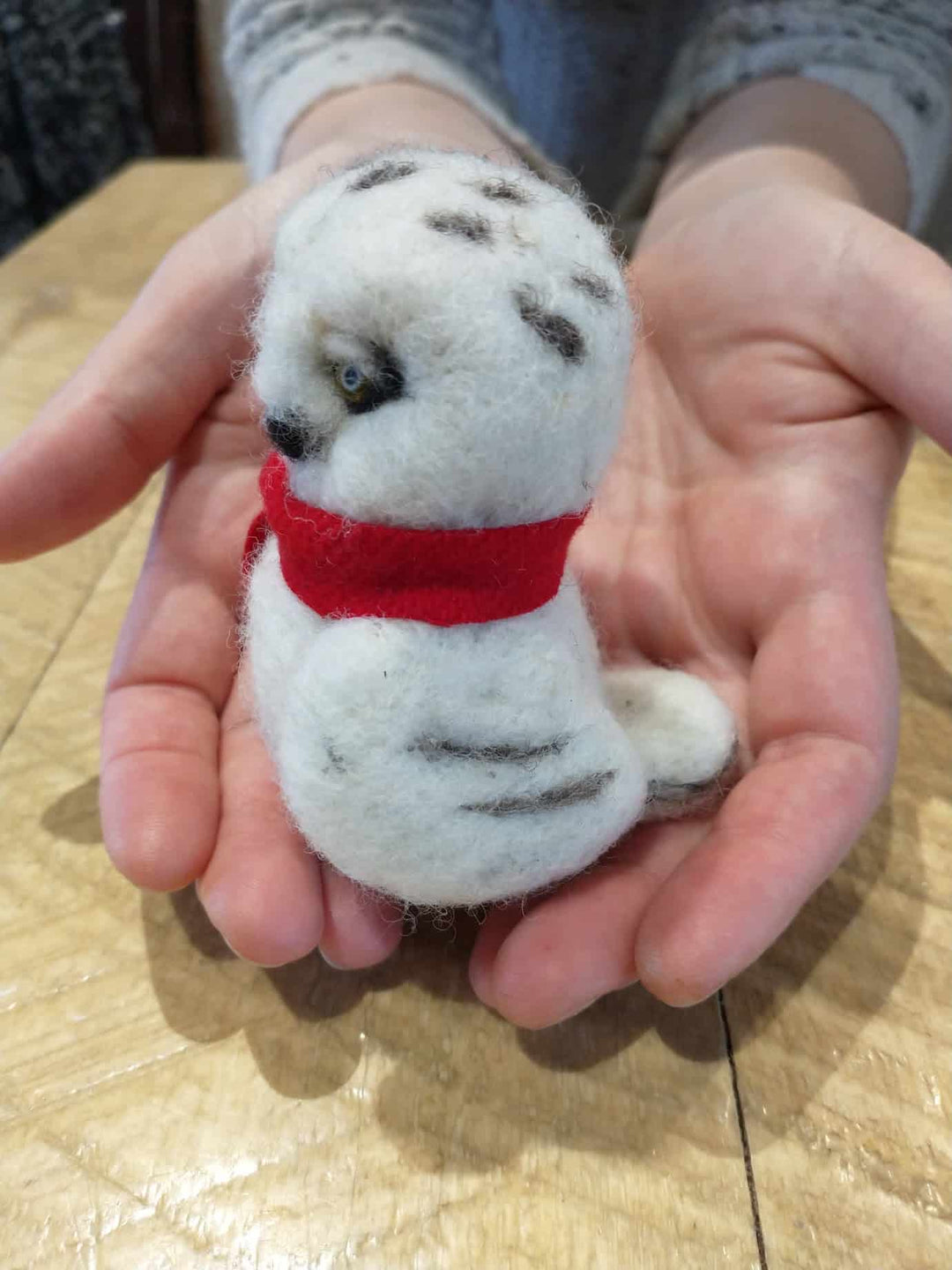 Snowy Owl Needle Felting Kit