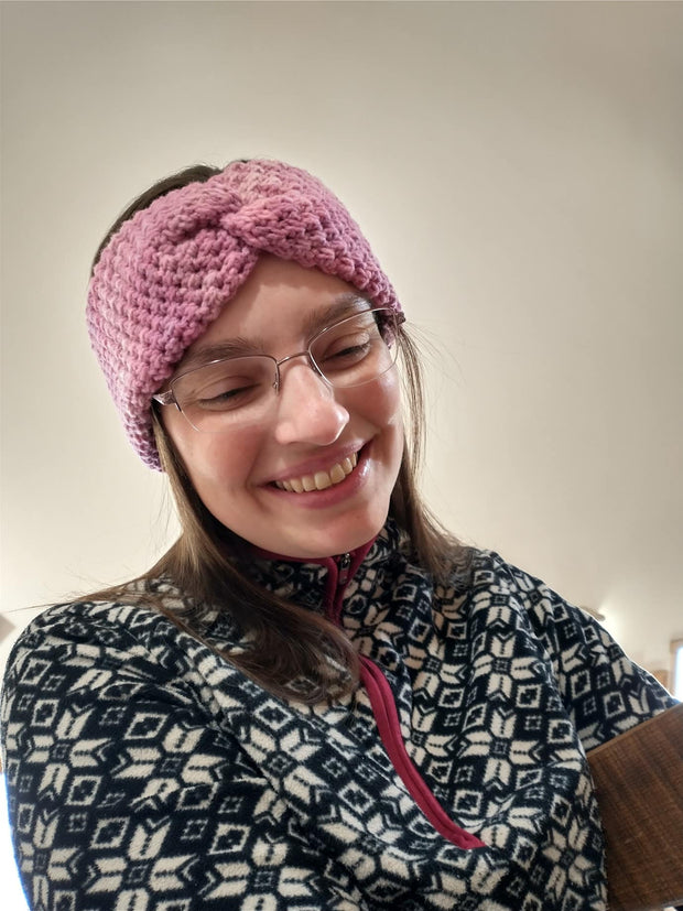 Cozy Headband, Rose
