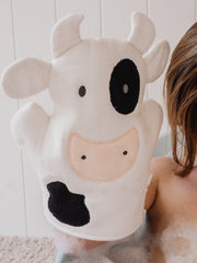 Farm Bath Mitt - Cow