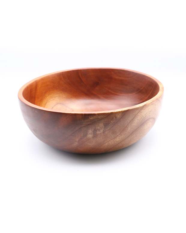 Hand-Carved Wood Bowl