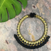 Temple Tassel Collar Necklace