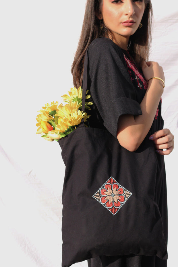 Hand-Embroidered Tote Bags - Made by Refugees