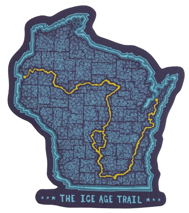Ice Age Trail - Trail Map Sticker