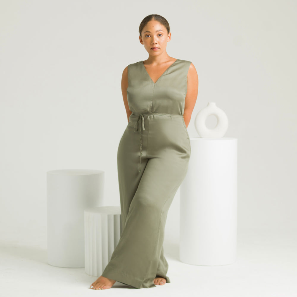 Sateen Jumpsuit