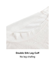 Snowdrop - Silk & Cotton Full Brief in White