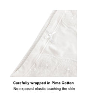 Snowdrop - Silk & Cotton Full Brief in White