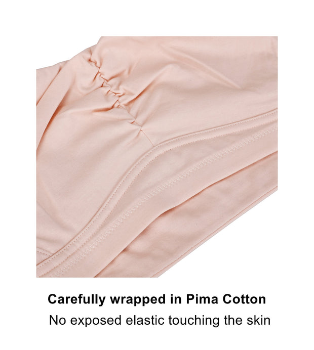Peony-Silk & Organic Cotton Non Wired Bra