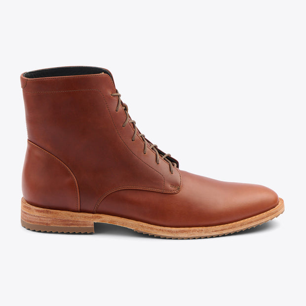 Everyday Lace-Up Boot Brandy