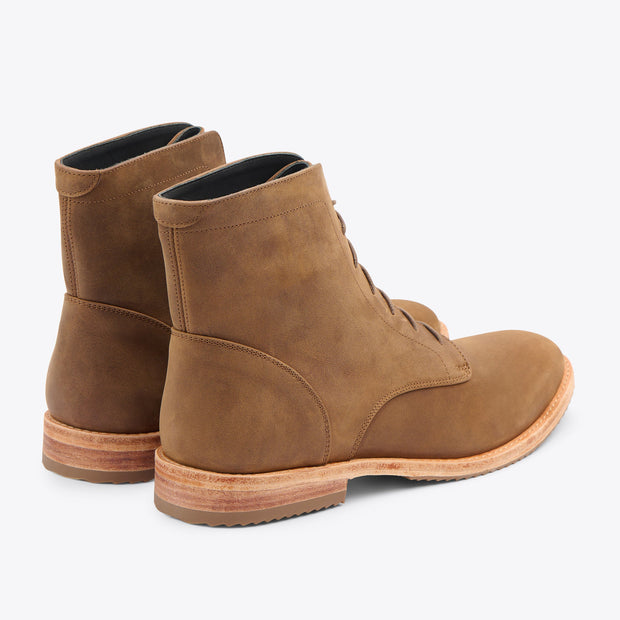 Everyday Lace-Up Boot Tobacco