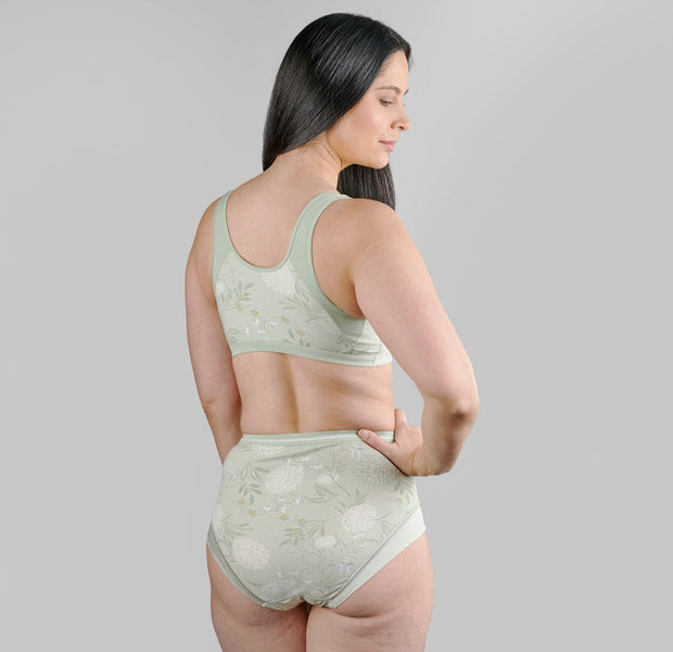 Back Support Full Coverage Wireless Organic Cotton Bra, Juliemay Lingerie
