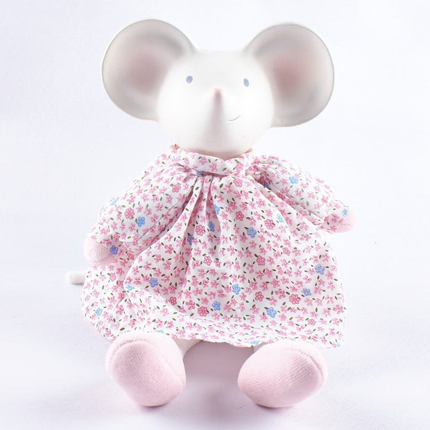 Meiya the Mouse - Rubber Head Toy in Pink Dress
