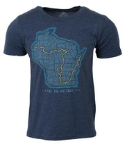 Men's/Unisex Ice Age Trail - Trail Map T-shirt