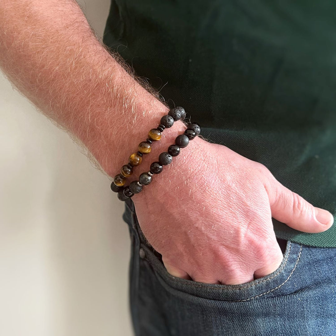 Tiger Eye Beaded Bracelet