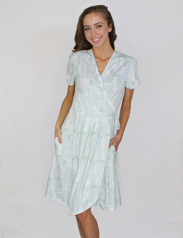 Mint Gazette Organic Jersey Wrap Dress