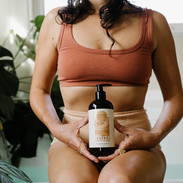 Love on Your Body Set | Grounding Body Oil + Infused Bathing Sea Salts