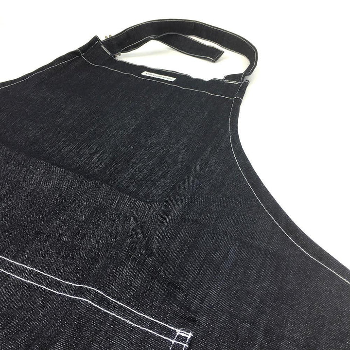 APRON NAVY DENIM