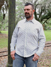 Olive Organic Cotton Men's Button Down Shirt