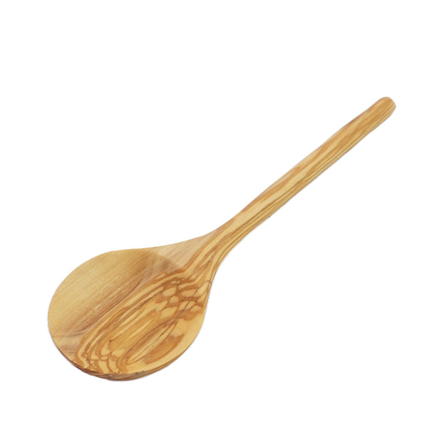 Olive Wood Shallow Spoon