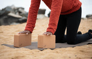 Renewable Cork Yoga Mat + Yoga Blocks Bundle