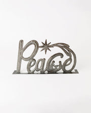 Peace Standing Metal Art