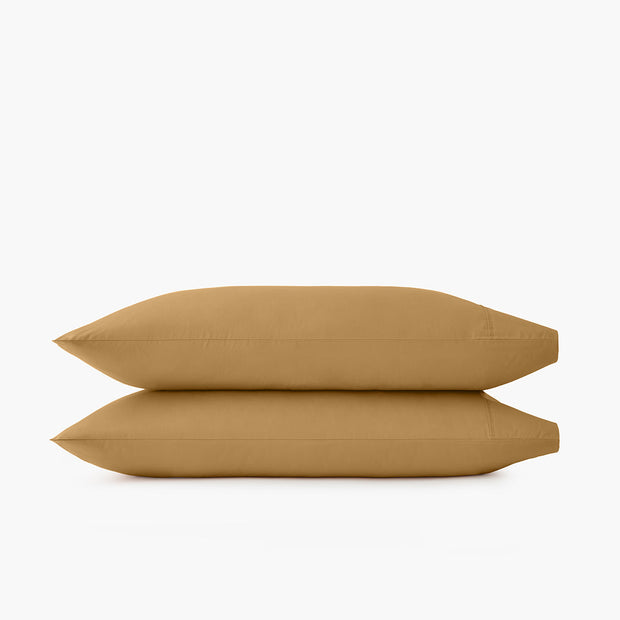 Organic Percale Pillowcase Set - Ochre