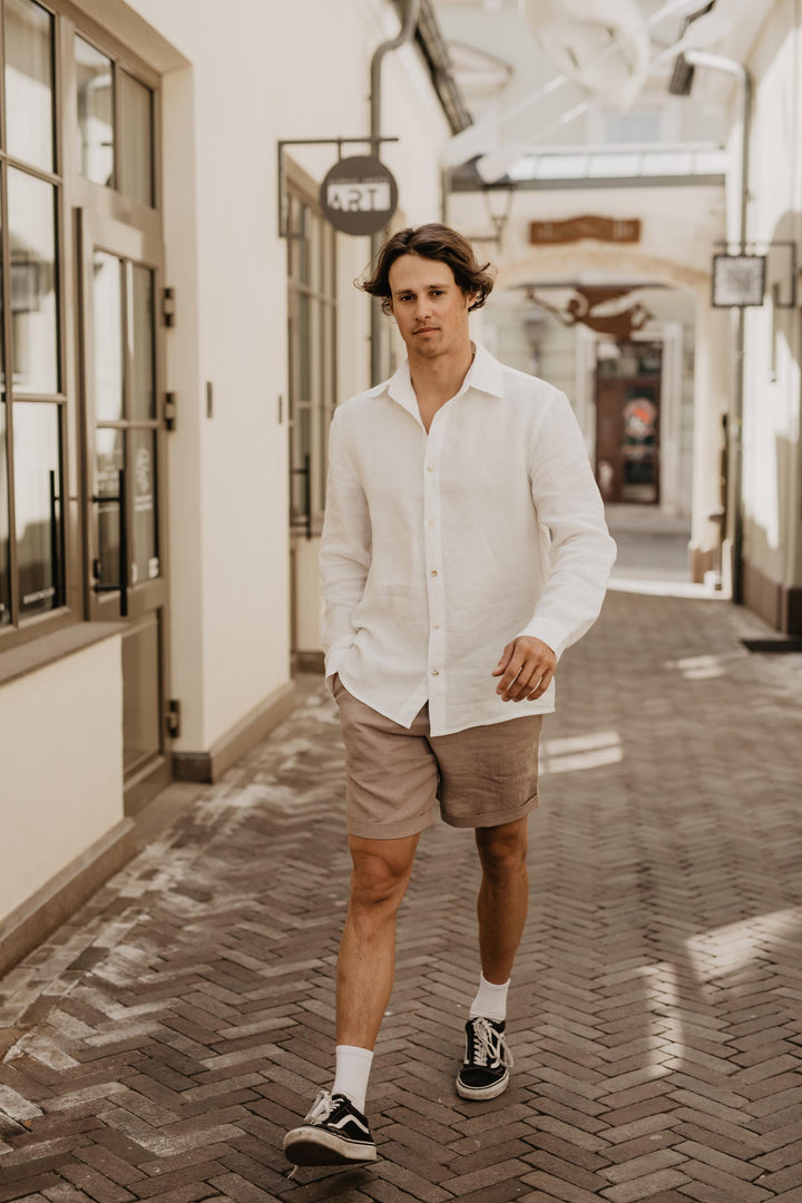 Linen shorts ARES