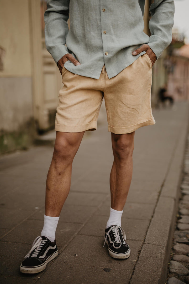 Linen shorts ARES