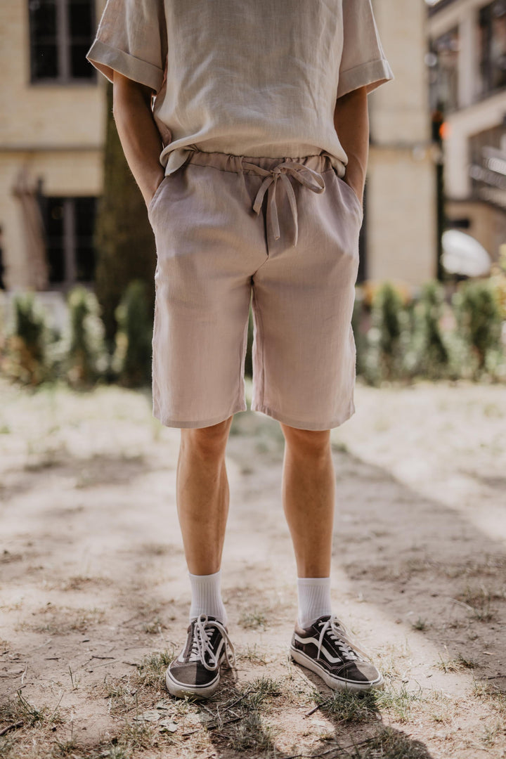 Classic linen shorts HERMES