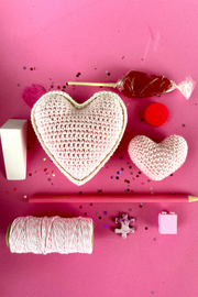 Pink Knit Heart- Empathy, Understanding, Gratitude