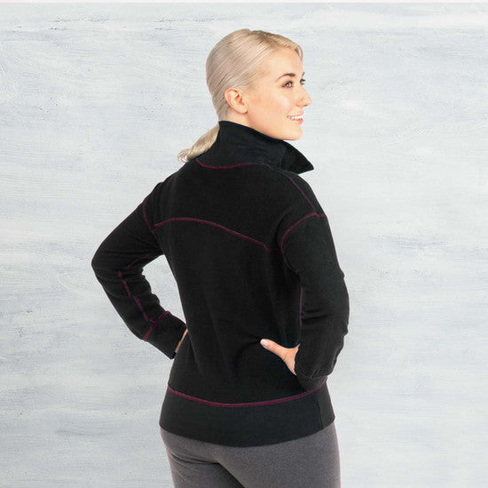 Organic Cotton - Quarter Zip Fleece Pullover