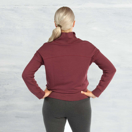 Organic Cotton - Quarter Zip Fleece Pullover