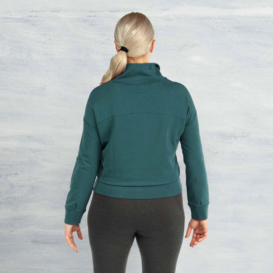 Organic Cotton - Quarter Zip Fleece Pullover