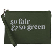 Statement Pouch-Fair and Green