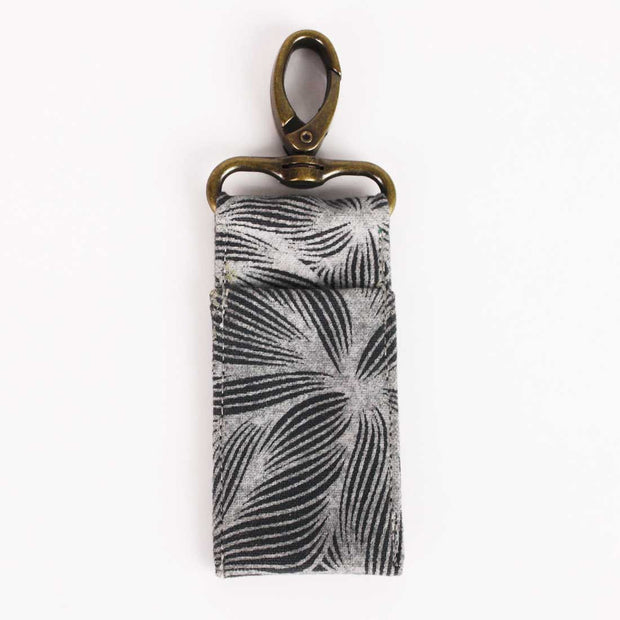 Sustainable Canvas Lip Balm Bag - Spring Prints