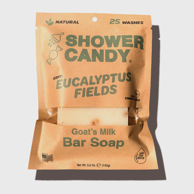 Eucalyptus Fields Body Wash Bar Soap with Goat's Milk