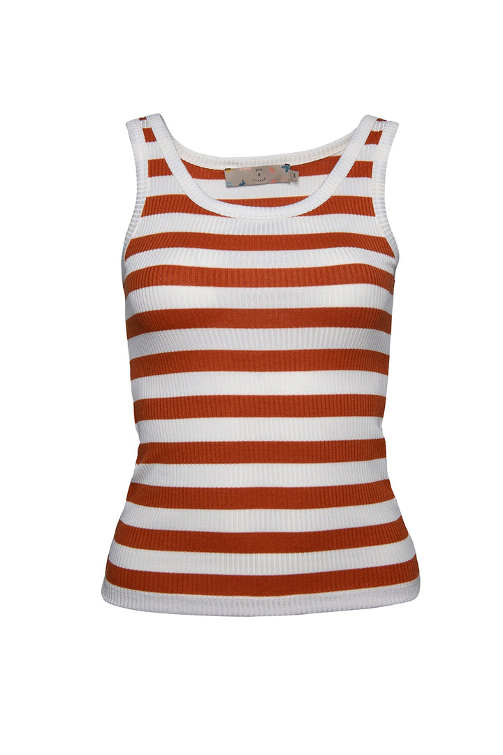 Striped Ribbed Vest