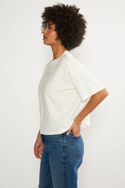 Sylvie Relaxed Tee - Cloud White