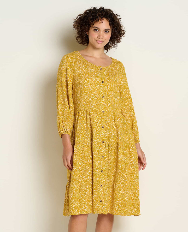 Manzana Tiered Long Sleeve Dress