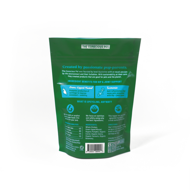 Green-Lipped Mussel & Turmeric Meal Topper - Dog Joint, Hip and Immune Support