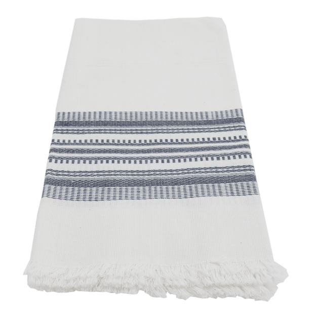Slate Antigua Stripe Towel