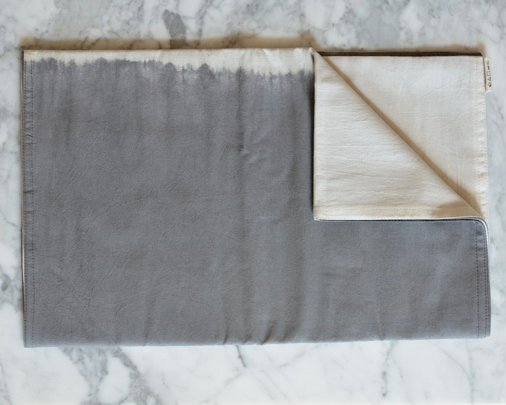 Jeba Ombré Shibori Cotton Table Runner