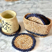 Coasters with Holder (Set of 4)