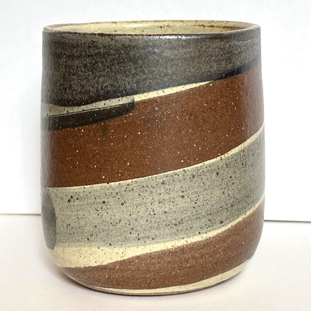 Artsy Stoneware Tumbler Cup