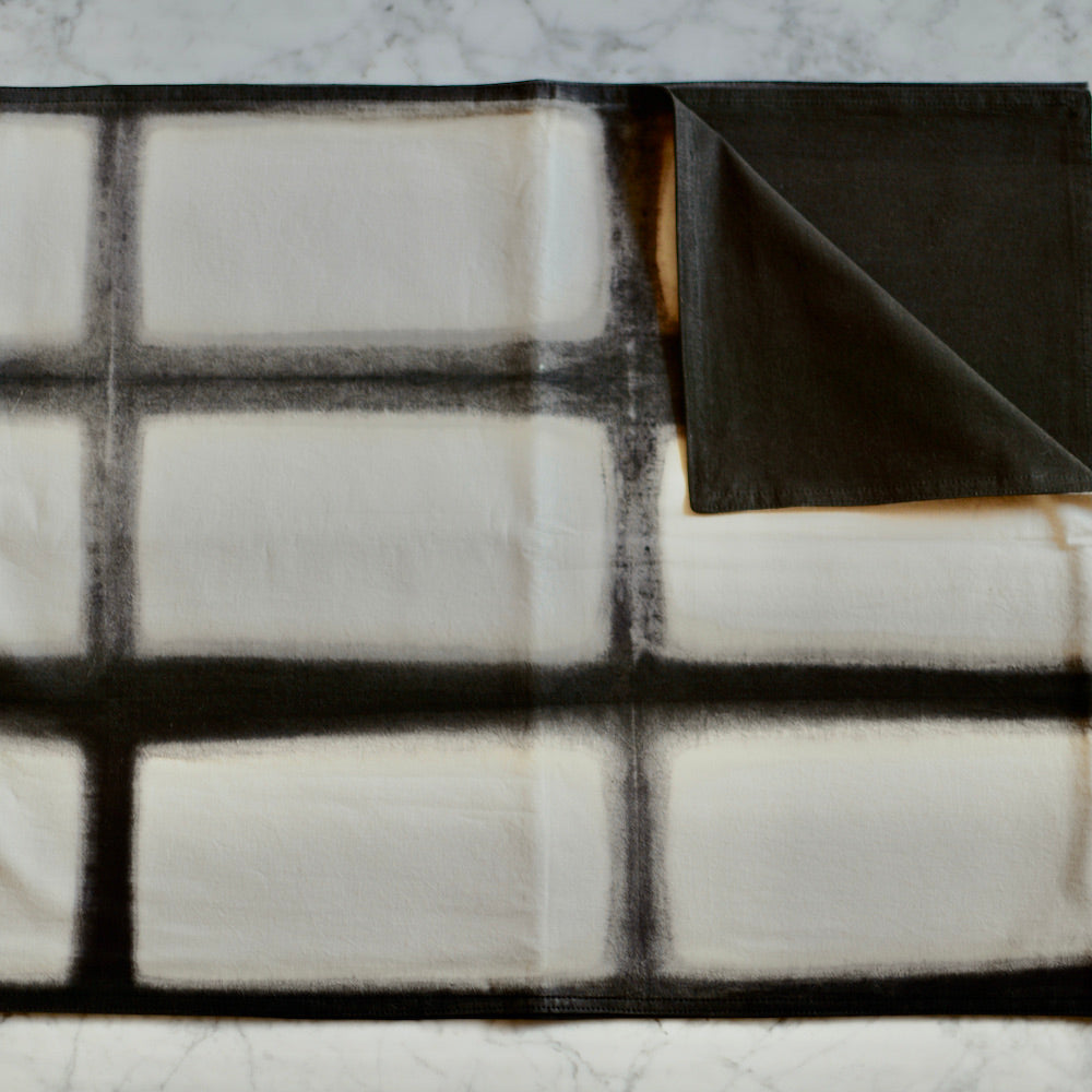 Rectangle Pattern Dyed Shibori Napkins