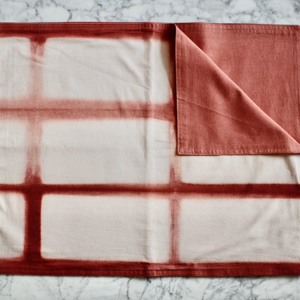 Rectangle Pattern Dyed Shibori Napkins