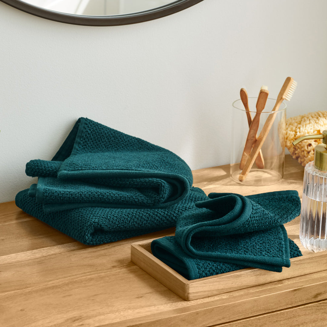 Textured Organic Cotton Towel