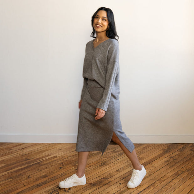 The Luxe ShapeKnit Midi Skirt