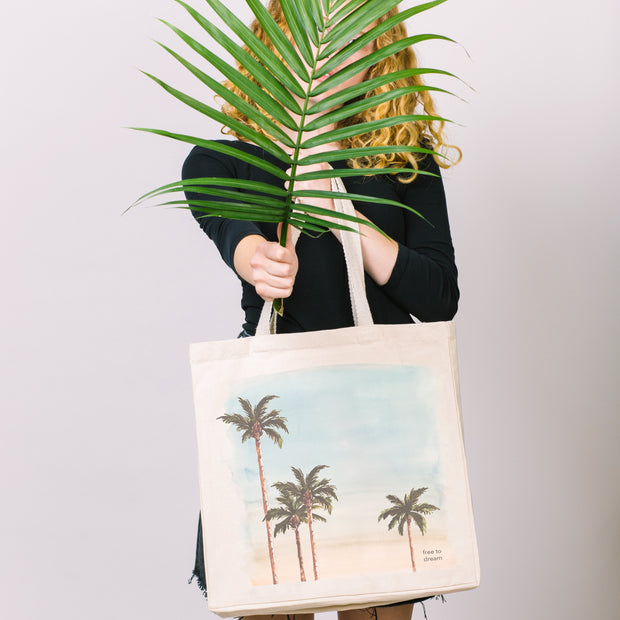 Free to Dream (Palm Trees) | Tote