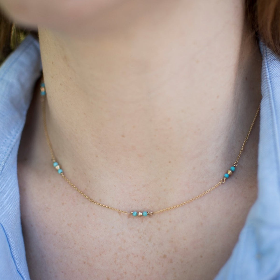 Turquoise Beaded Necklace