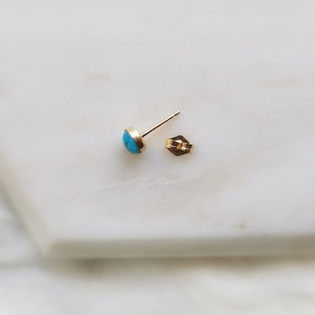 Turquoise studs